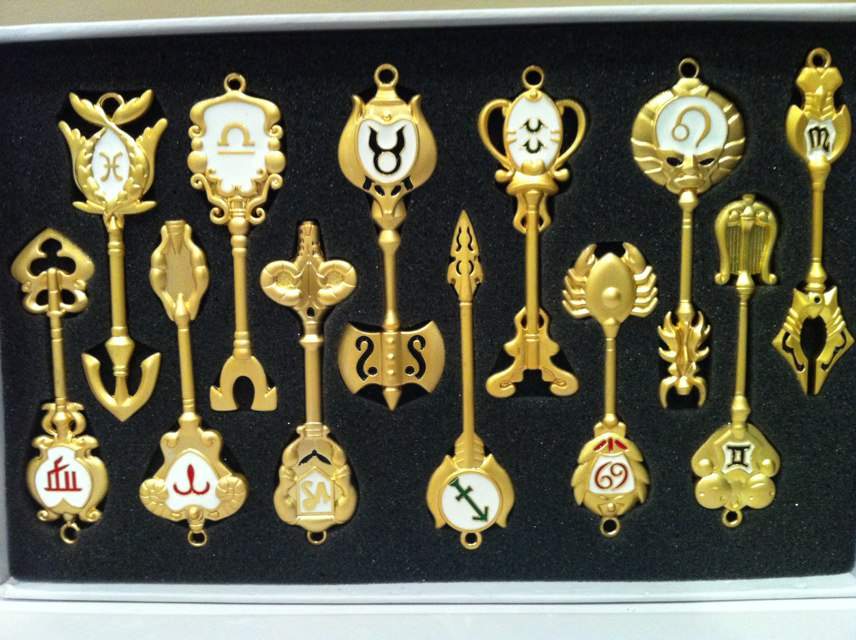 fairy tail lucy keys set