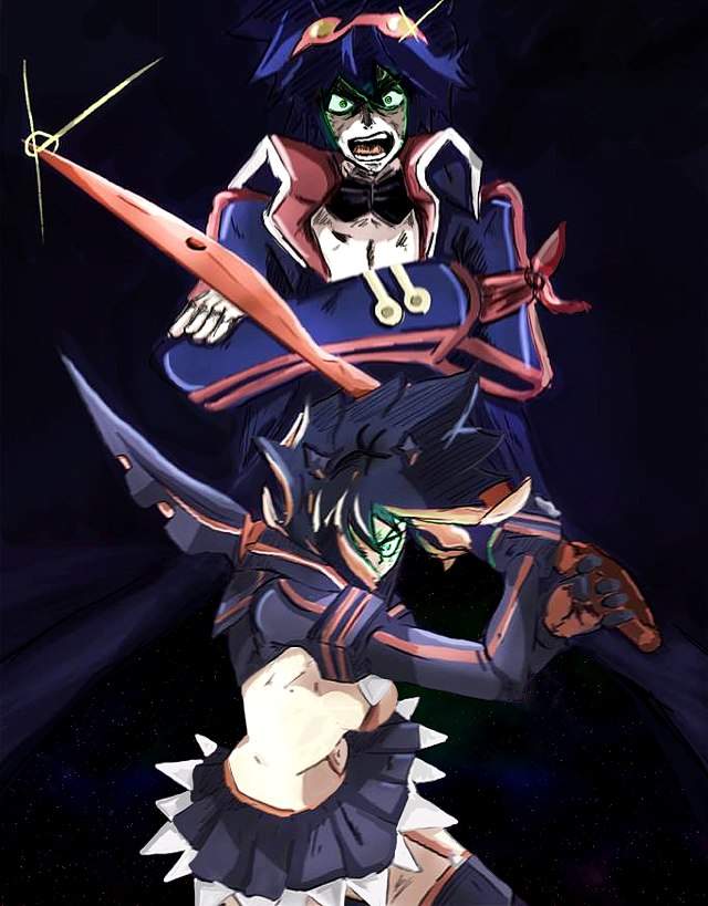 Kill La Kill X Gurren Lagann Fan Art Anime Amino