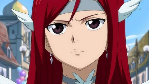 Featured image of post Erza Scarlet Eyes Erza is a young woman who has long scarlet hair and brown eyes