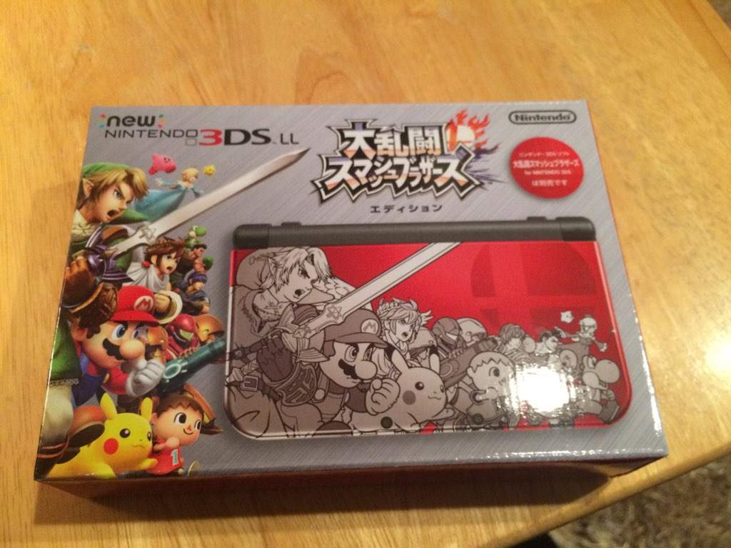 Unboxing The New 3ds Ll Super Smash Bros Editio Wiki Video Games Amino