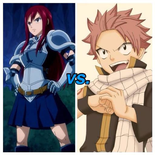 Erza Vs. Natsu | Anime Amino