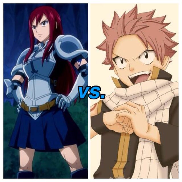 Erza Vs. Natsu | Anime Amino