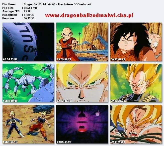 DBZ Movie 06 - The Return Of Cooler | Movies & TV Amino