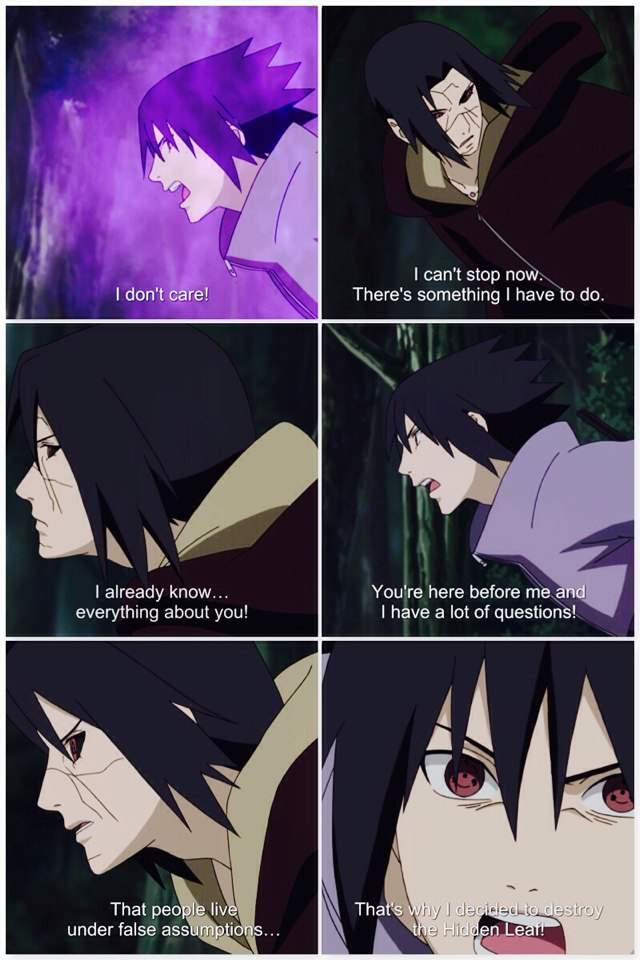 Sasuke Sees ‼️edo Itachi 