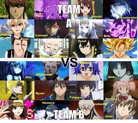 Team A 🆚 Team B | Anime Amino