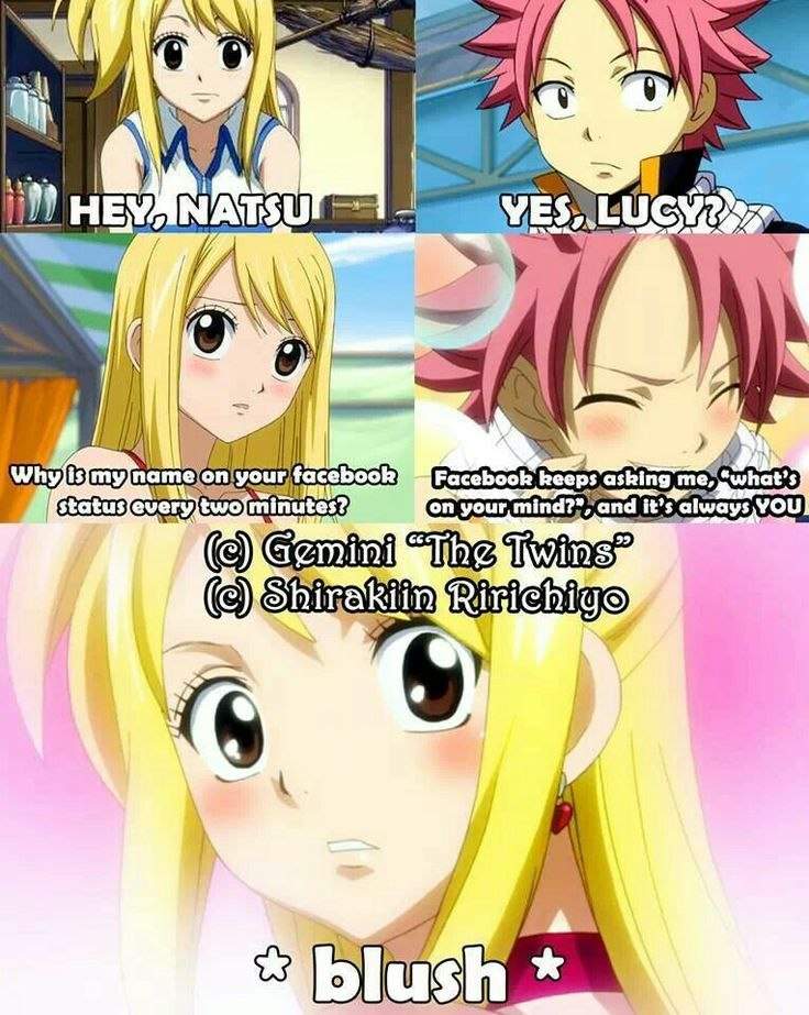 NaLu Pick-up Lines | Anime Amino