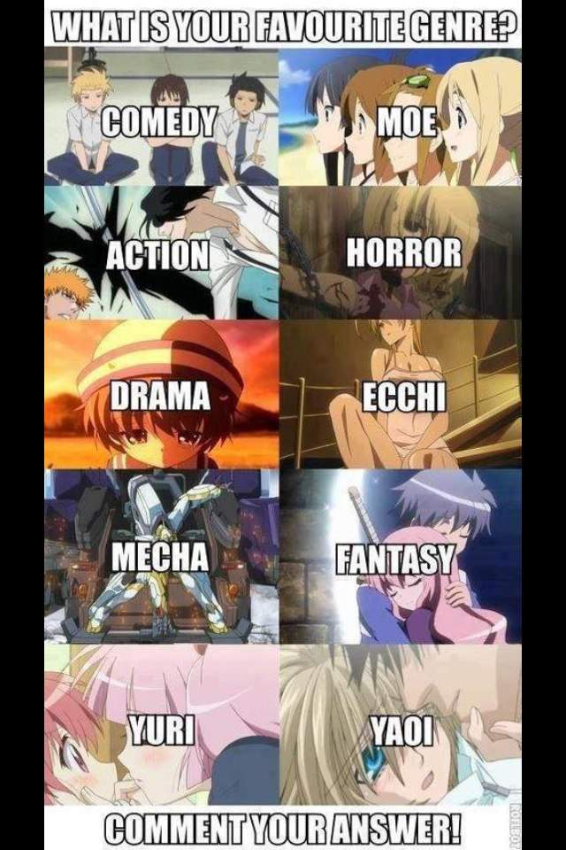 What Kind Of Anime Do U Like To See The Most? | Anime Amino