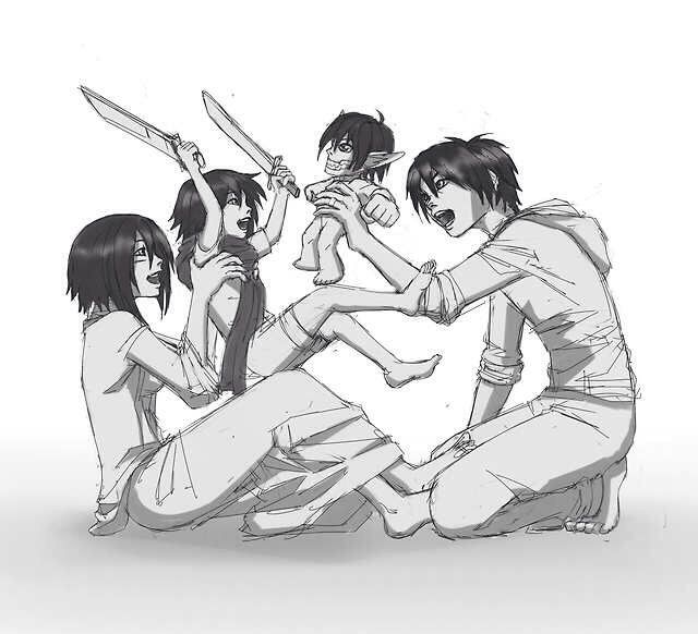 Featured image of post Eren X Mikasa Child : When his first big amateur match brings them back together, old memories and new feelings muddle the issue.