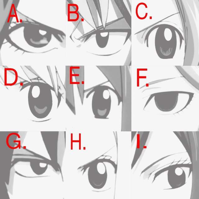 Fairy Tail Can You Name This Characters Eyes Anime Amino