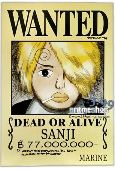 Why is Sanji's Wanted Poster drawn? | Anime Amino