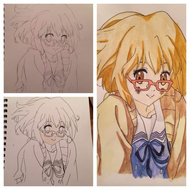 Kyoukai no Kanata drawing! Anime Amino