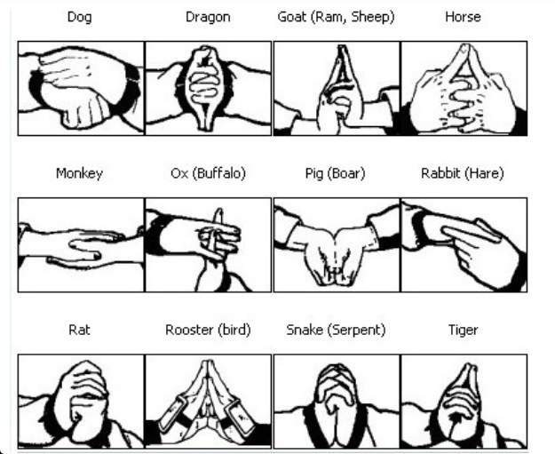 Learn Naruto hand signs for justu's.