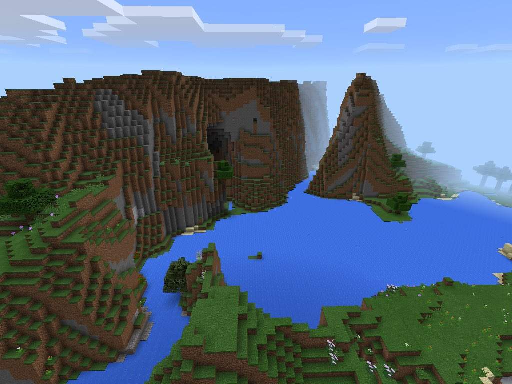 (MCPE 0.10+) 12345 - Seed Showcase | Minecraft Amino