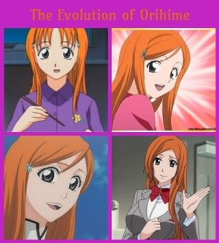 The Evolution of Orihime | Anime Amino