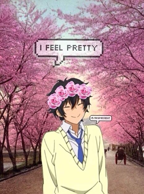 flower crown edits 😕😕😕😕😕😕😕  anime amino