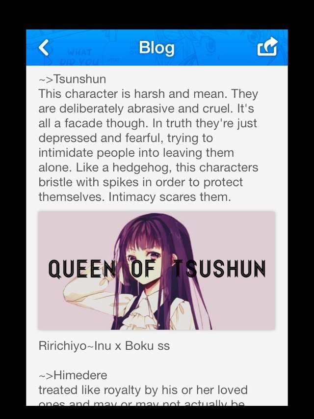 The Tsunshun Queen! | Anime Amino