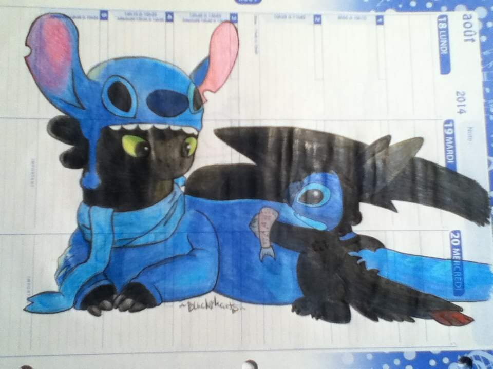 Krokmou & Stitch | Anime Amino