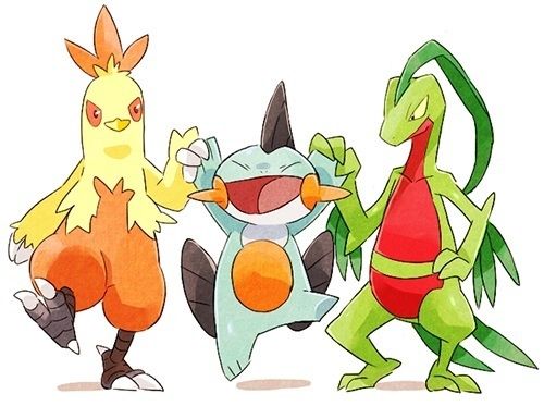 Pokemon Generation 3 Starters | Anime Amino