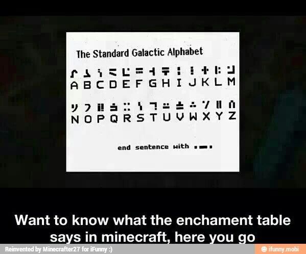 Enchantment Language Minecraft Amino