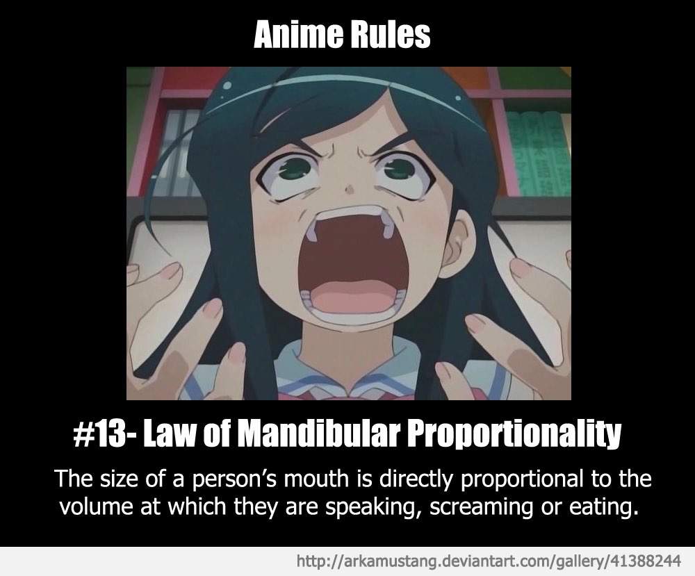 ANIME RULES Anime Amino