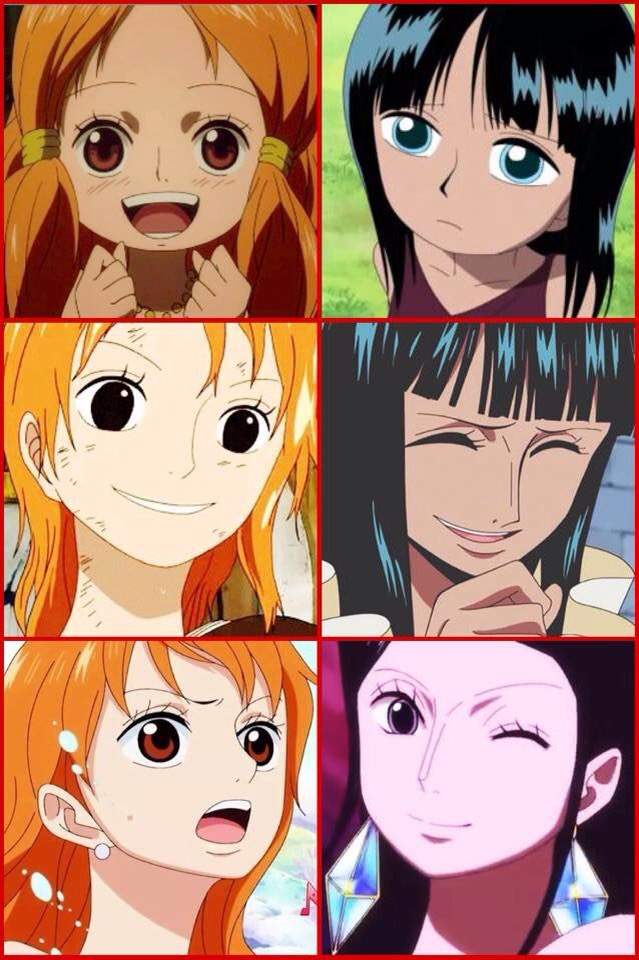 Nami and Robin hairstyle | Anime Amino