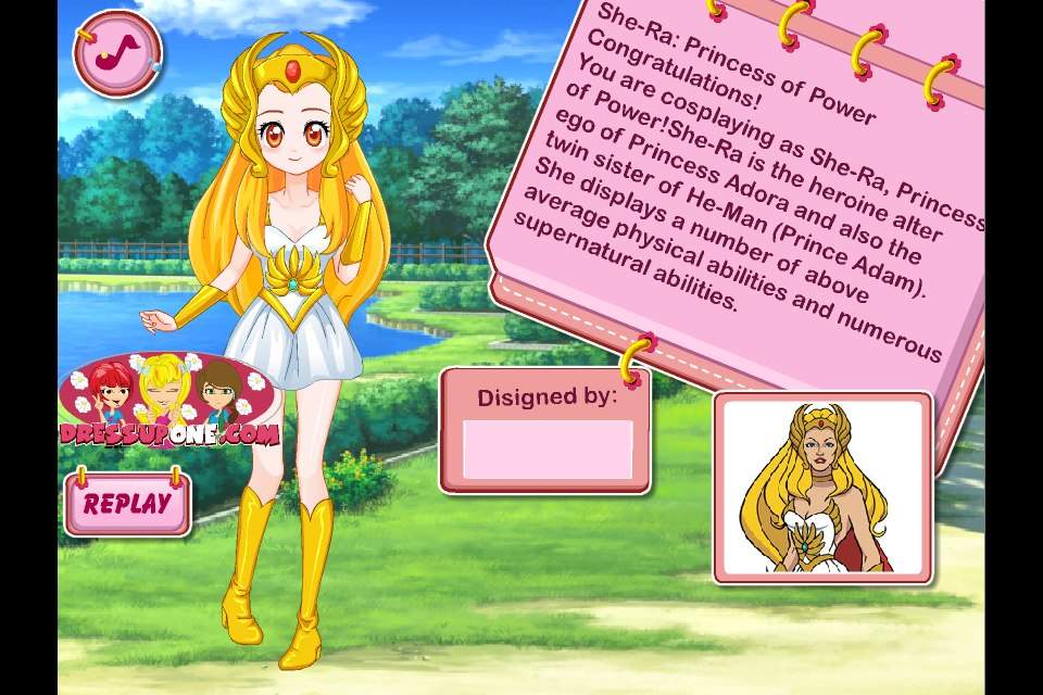 she ra dress up game